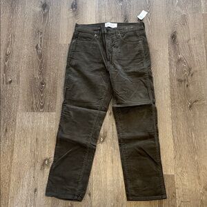 Women’s Gap vintage slim fit Corduroy Pants - Olive